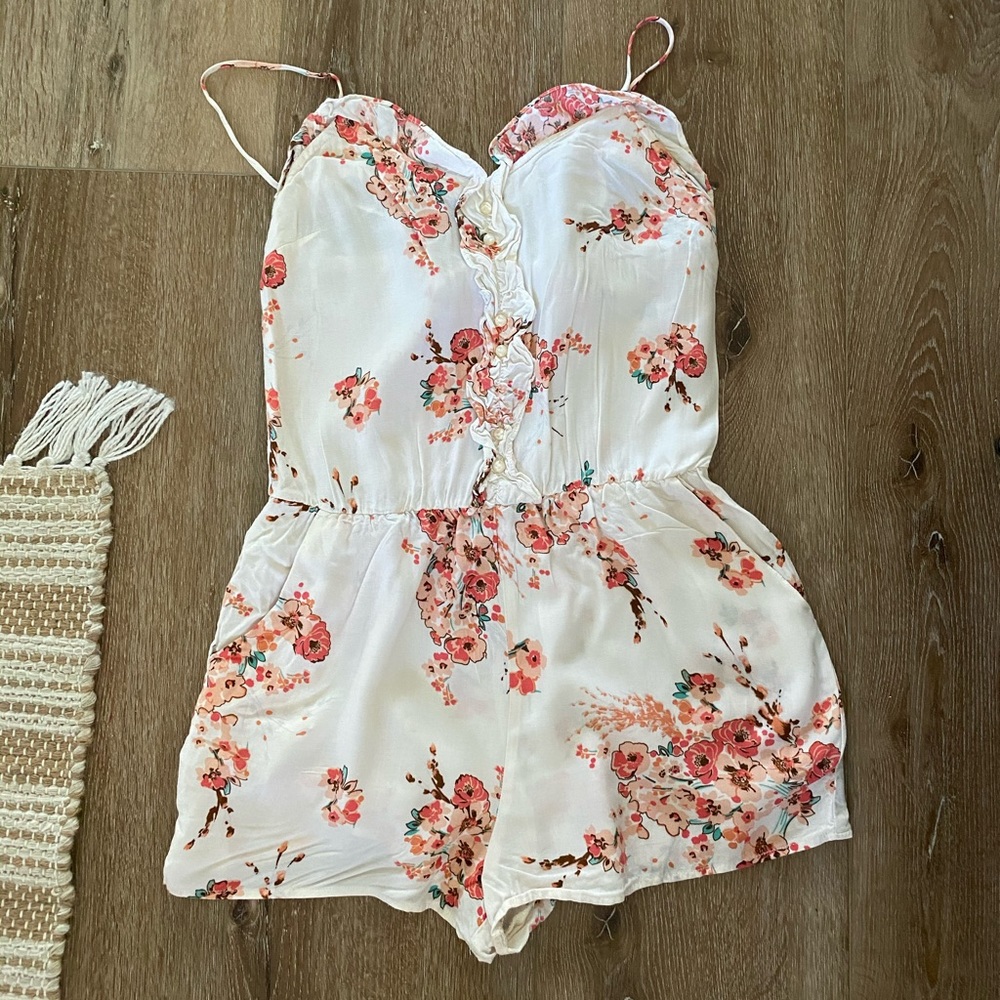 Forever 21 Floral Romper